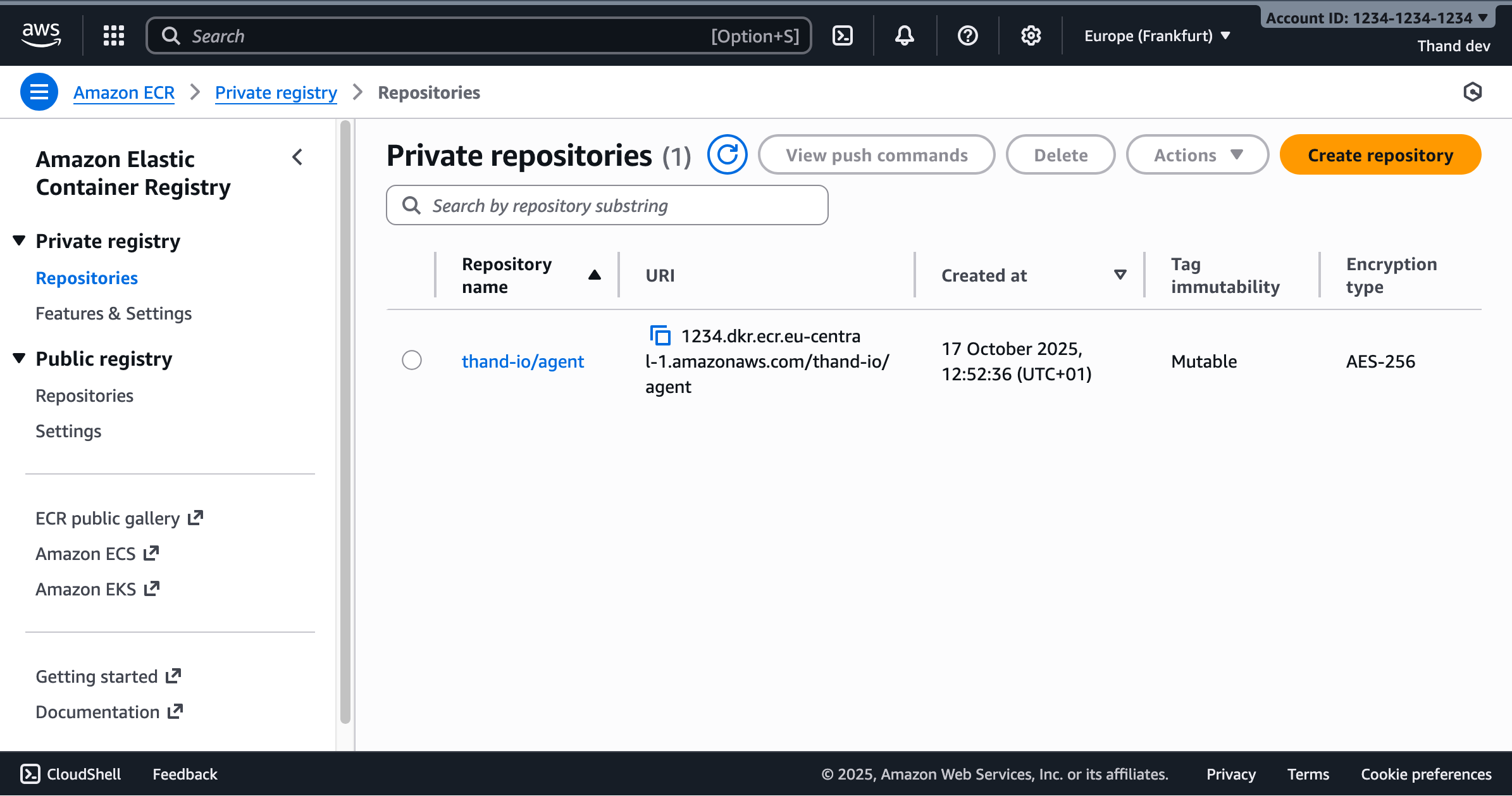Elastic Container Registry