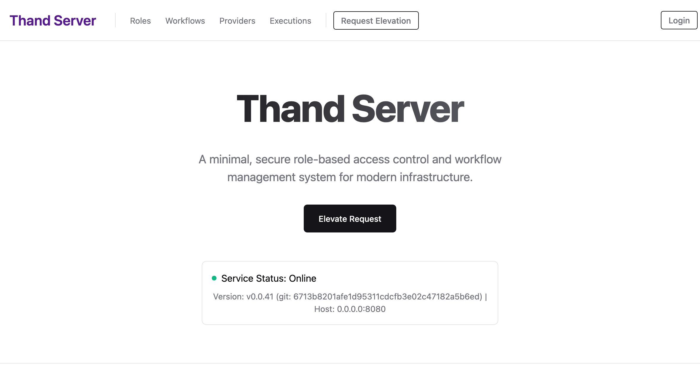 Thand website